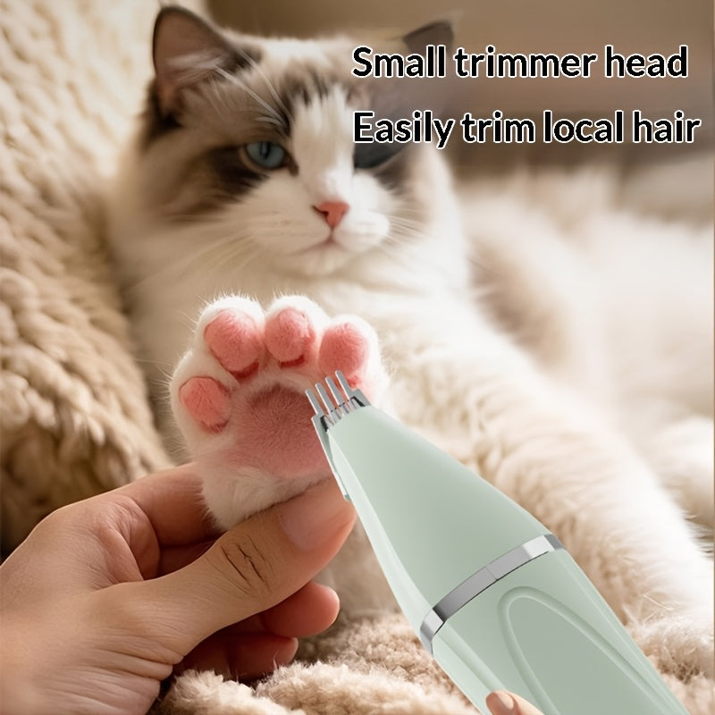 ZEZGI New Four-in-One Pet Grooming Clipper with Multiple Attachments for Cats and Dogs