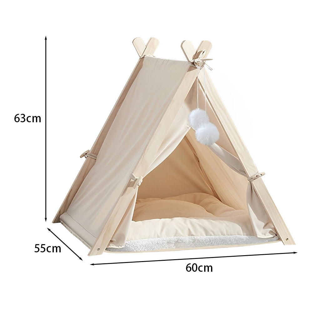 ZEZGI™ Cozy Cat Tent Bed – Soft Indoor Hideaway for Cats z-uk