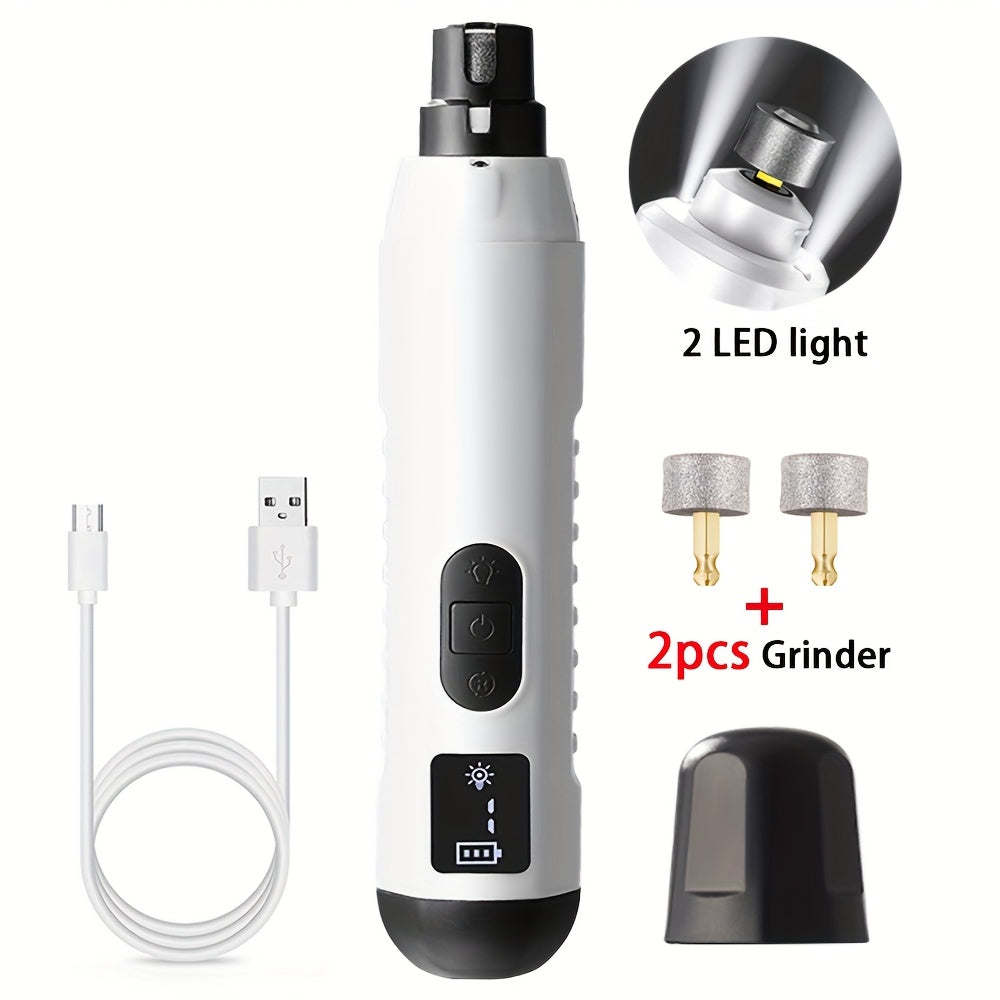 ZEZGI™ Pet Nail Grinder – Safe & Gentle Electric Trimmer for Dogs & Cats 🐶@🐱