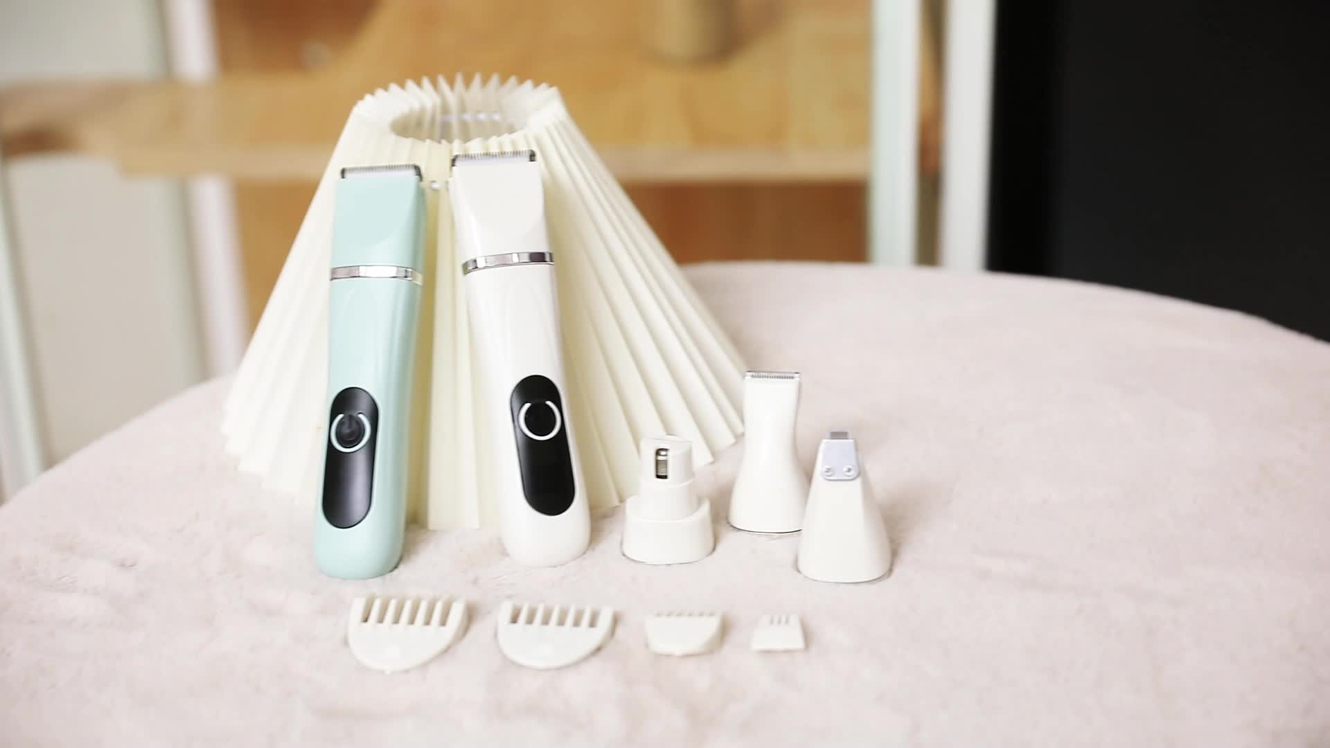 ZEZGI New Four-in-One Pet Grooming Clipper with Multiple Attachments for Cats and Dogs