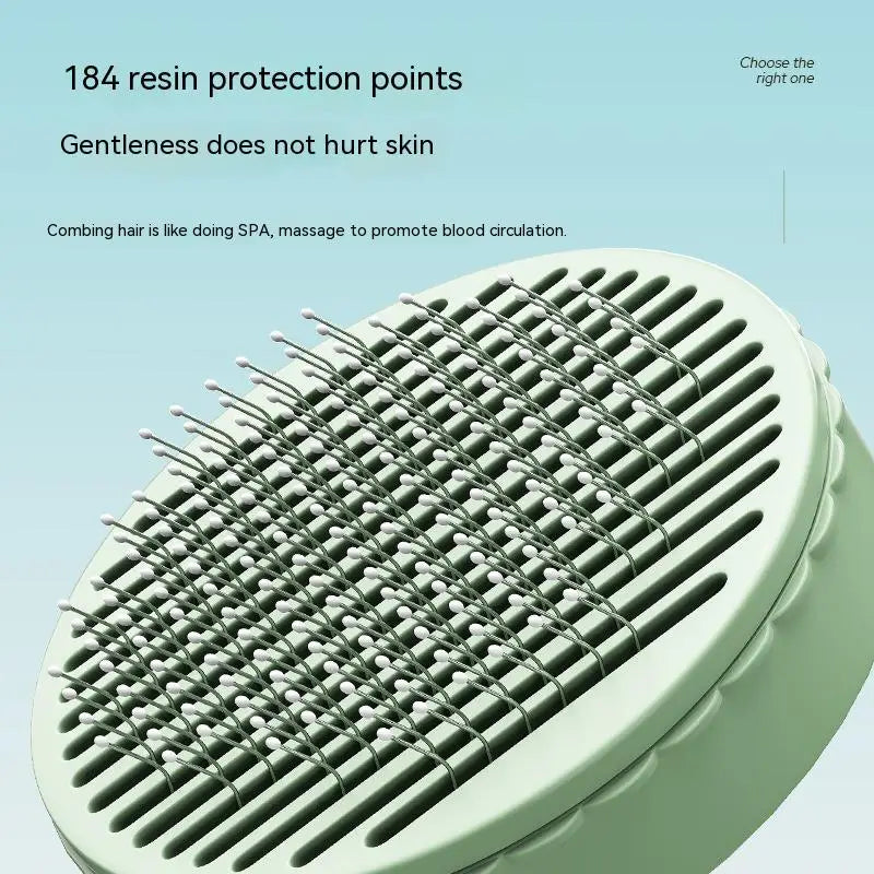 ZEZGI™ Pet Deshedding Comb – Gentle Fur Removal & Massage for Cats & Dogs 🇺🇸