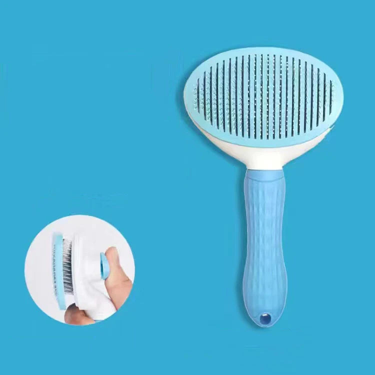 ZEZGI™ Pet Deshedding Comb – Gentle Fur Removal & Massage for Cats & Dogs 🇺🇸