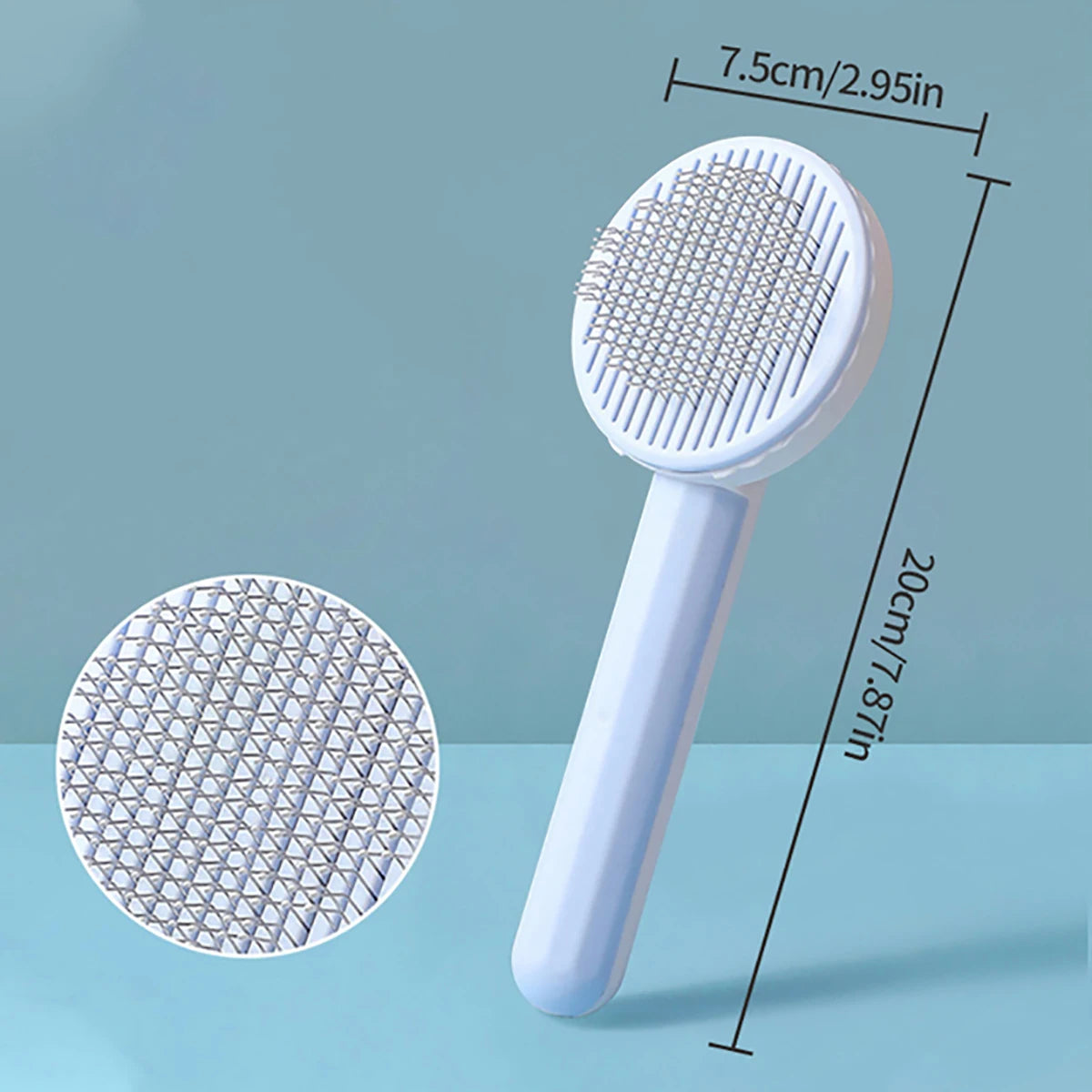 ZEZGI™ Pet Deshedding Comb – Gentle Fur Removal & Massage for Cats & Dogs 🇺🇸